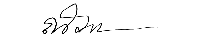 Signature 1